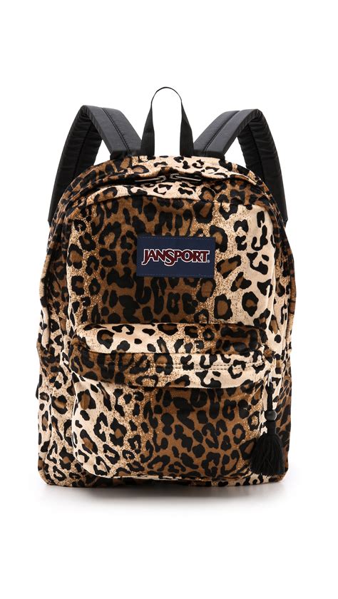 jansport cheetah print backpack.